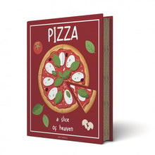 Carica l'immagine nel visualizzatore di Gallery, Set regalo tagliere pizza in legno con tagliapizza Gift Novels