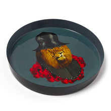 Carica l'immagine nel visualizzatore di Gallery, Vassoio rotondo Lion Quichotte Gangzai Design