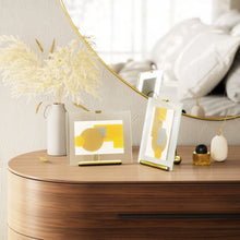 Carica l'immagine nel visualizzatore di Gallery, Cornice portafoto 20x25 Flute ottone