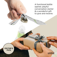 Carica l'immagine nel visualizzatore di Gallery, Apribottiglie design Tipsy acciaio cromato Umbra