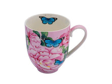 Carica l'immagine nel visualizzatore di Gallery, Tazza mug 400ml con sottobicchiere "Cabbage Roses" by Gabby Malpas