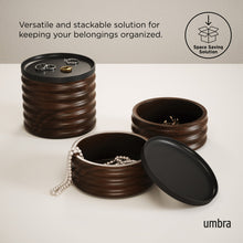 Carica l'immagine nel visualizzatore di Gallery, Portagioie in legno Tesora Wood Noce nero Umbra