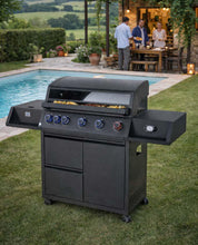 Carica l'immagine nel visualizzatore di Gallery, Barbecue a gas 5 Fuochi Terra