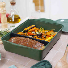 Carica l'immagine nel visualizzatore di Gallery, Pirofila alluminio pressofuso regolabile Cookut L'Incredibile - Verde Felce