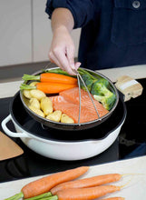 Carica l'immagine nel visualizzatore di Gallery, Casseruola multiuso 8 in 1 Cookut La Favolosa Ø28 - Nero Meteore