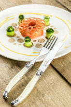 Carica l'immagine nel visualizzatore di Gallery, Set posate 24 pezzi Laguiole Premium Pearl