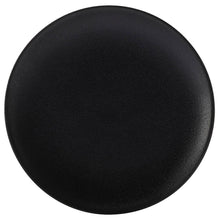 Carica l'immagine nel visualizzatore di Gallery, Piatto piano coupe Ø27,5 Caviar Nero Maxwell Williams