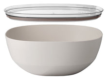 Carica l'immagine nel visualizzatore di Gallery, Insalatiera con coperchio Mepal Silueta 30x12,7 Nordic White