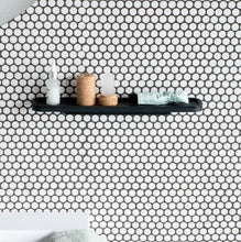 Carica l'immagine nel visualizzatore di Gallery, Mensola bagno MindSet cm 42 Mineral Infinite Grey