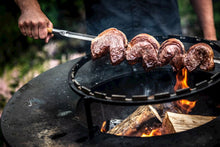 Carica l'immagine nel visualizzatore di Gallery, Spiedo acciaio forgiato a V Churrasco cm.50