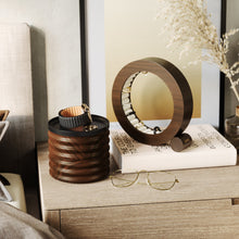 Carica l'immagine nel visualizzatore di Gallery, Portagioie in legno Tesora Wood Noce nero Umbra