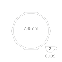 Carica l'immagine nel visualizzatore di Gallery, Caffettiera induzione MissMoka prestige 2 tazze All Black