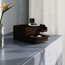 Carica l'immagine nel visualizzatore di Gallery, Portagioie in legno Stowit Mini noce UMBRA