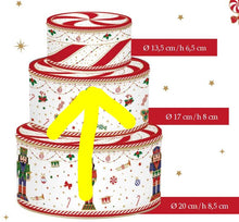 Carica l'immagine nel visualizzatore di Gallery, Scatola di latta 13,5 cm Nutcracker Twist