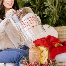 Carica l'immagine nel visualizzatore di Gallery, Campana vetro dolci Panettone My Home Christmas Edition NUVOLE DI STOFFA