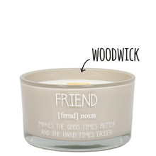 Carica l'immagine nel visualizzatore di Gallery, Candela di soia Friend MyFlame 5*9