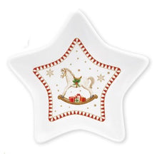 Carica l'immagine nel visualizzatore di Gallery, Ciotolina sagomata in porcellana in scatola regalo MAGIE DE NOEL