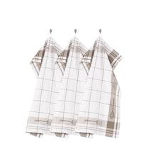 Carica l'immagine nel visualizzatore di Gallery, Set 3 canovacci cotone ritorto Tiseco taupe