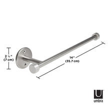 Carica l'immagine nel visualizzatore di Gallery, Portarotolo da parete Cappa nichel satinato