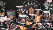 Carica l'immagine nel visualizzatore di Gallery, Set 2 tazzine da caffè con piattino Gingerbread