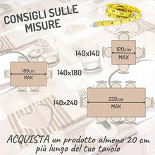 Carica l'immagine nel visualizzatore di Gallery, Tovaglia salvia shabby 8P con bordo 140*240 Demetra NUVOLE DI STOFFA