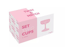 Carica l'immagine nel visualizzatore di Gallery, Set 2 coppe Twist & Match Rosa