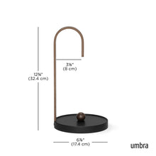 Carica l'immagine nel visualizzatore di Gallery, Portarotolo Bellwood noce scuro