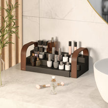 Carica l'immagine nel visualizzatore di Gallery, Scaffale portaoggetti allungabile Bellwood noce scuro