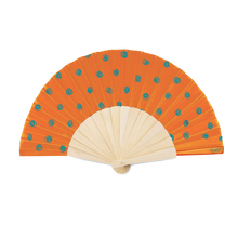 Carica l'immagine nel visualizzatore di Gallery, Ventaglio in tessuto e legno WD Lifestyle arancio