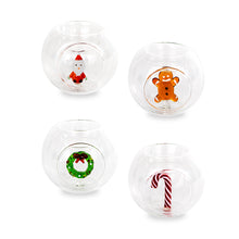 Carica l'immagine nel visualizzatore di Gallery, Porta candela tea-light in vetro Gingerbread