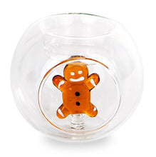 Carica l'immagine nel visualizzatore di Gallery, Porta candela tea-light in vetro Gingerbread