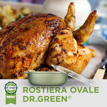 Carica l'immagine nel visualizzatore di Gallery, Rostiera alluminio pressofuso con coperchio in PIREX RISOLÌ DR GREEN