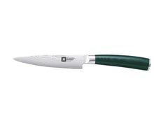 Carica l'immagine nel visualizzatore di Gallery, Coltello multiuso lama 12cm professionale MIDORI in cofanetto bambù - Prezzo Outlet