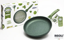 Carica l'immagine nel visualizzatore di Gallery, Tegame induzione con coperchio Ø28 alluminio pressofuso RISOLÌ DR GREEN