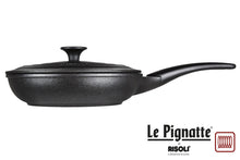 Carica l'immagine nel visualizzatore di Gallery, Padella con coperchio in alluminio pressofuso Ø24 "LE PIGNATTE" RISOLÌ + CASSERUOLA OMAGGIO