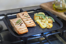 Carica l'immagine nel visualizzatore di Gallery, Piastra grill alluminio pressofuso RISOLÌ DUAL Grill Explora