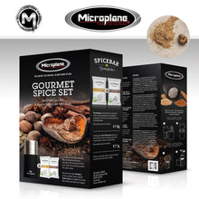 Carica l'immagine nel visualizzatore di Gallery, Microplane Gourmet Spice Set macinaspezie in confezione regalo