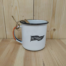 Carica l'immagine nel visualizzatore di Gallery, Tazza RETROPOT acciaio smaltato "Free Camping"