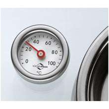 Carica l'immagine nel visualizzatore di Gallery, Rostiera vaporiera inox con coperchio e termometro Kūchenprofi