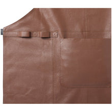 Carica l'immagine nel visualizzatore di Gallery, Grembiule barbecue in pelle marrone ZASSENHAUS