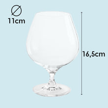 Carica l'immagine nel visualizzatore di Gallery, Calice brandy set 6 pezzi Vinarium Livellara