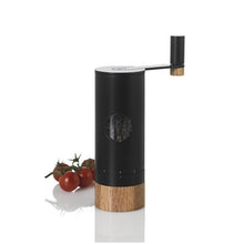Carica l'immagine nel visualizzatore di Gallery, Macina a mano pepe e sale Powermill acciaio nero e quercia AdHoc