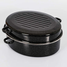 Carica l'immagine nel visualizzatore di Gallery, Cocotte rostiera ovale 2 in1 Baumalu - Prezzo Outlet