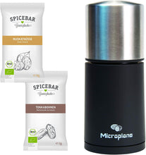 Carica l'immagine nel visualizzatore di Gallery, Microplane Gourmet Spice Set macinaspezie in confezione regalo