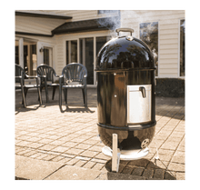 Carica l'immagine nel visualizzatore di Gallery, Affumicatore verticale a carbone Weber Smokey Montain Cooker Ø 47 - Prezzo Outlet