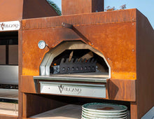 Carica l'immagine nel visualizzatore di Gallery, Barbecue a legna combinato con forno a legna VULCANO FIRE Combinato Corten