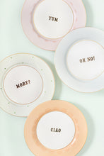 Carica l'immagine nel visualizzatore di Gallery, Set 4 piatti piani Ø20 Yvonne Ellen Slogan