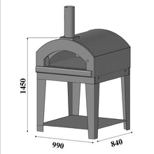Carica l'immagine nel visualizzatore di Gallery, Forno a legna Rosso Fuoco NONNA LUISA