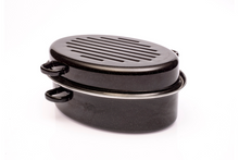 Carica l'immagine nel visualizzatore di Gallery, Cocotte rostiera ovale 2 in1 Baumalu - Prezzo Outlet