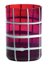 Carica l'immagine nel visualizzatore di Gallery, Bicchiere vetro Melting Pot Set 6 pezzi Red